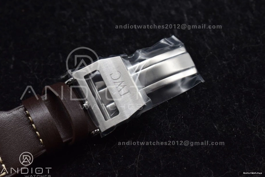 Pilot Strap Leather Big HighQuality A Best 524 ZF Brown Edition Real IW500901 on 0321